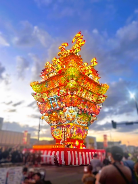 能代の祭り　【天空の不夜城】 大渕トーヨー住器のブログ 写真1