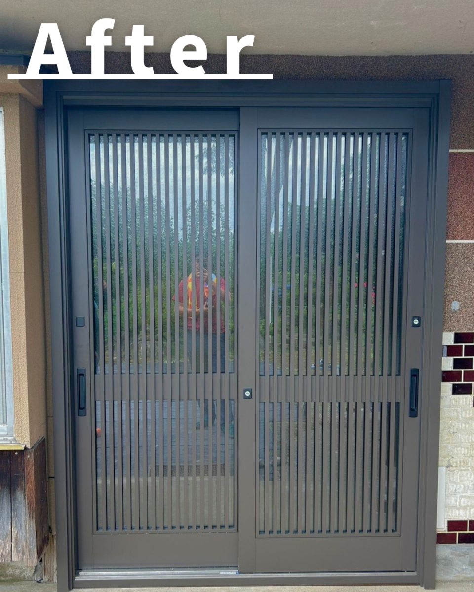 北豊トーヨー住器の「リシェント玄関引戸(PG仕様)」を取り付けました!の施工後の写真1