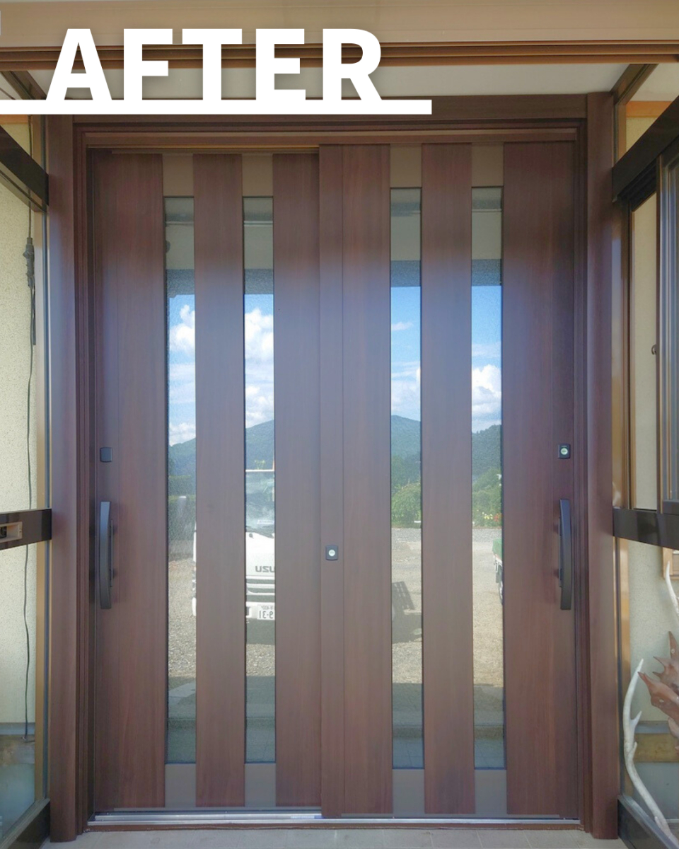北豊トーヨー住器の【リシェント玄関ドア】を取り付けました!の施工後の写真1