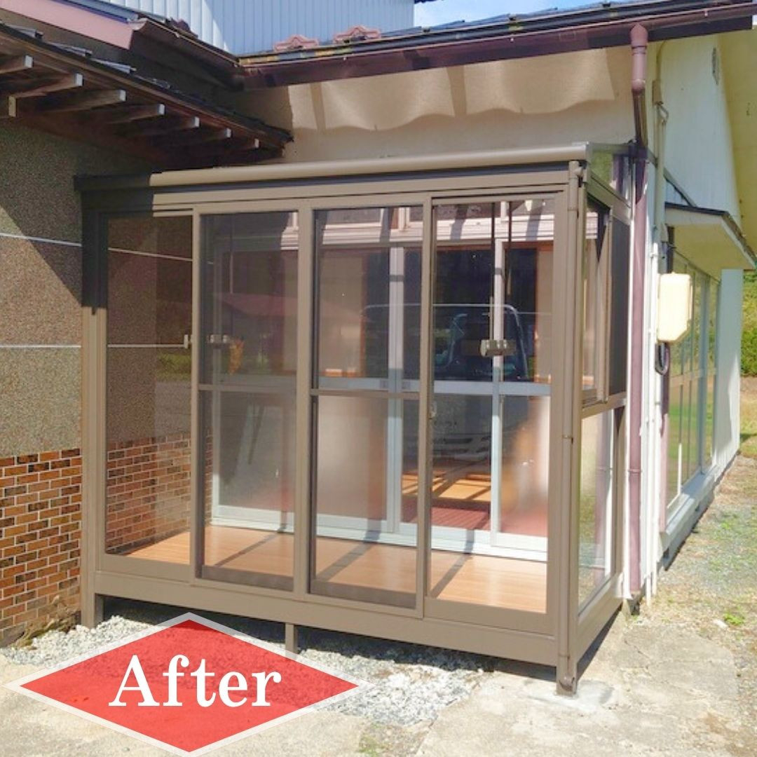 北豊トーヨー住器のK様邸にサニージュを取り付けました!の施工後の写真1