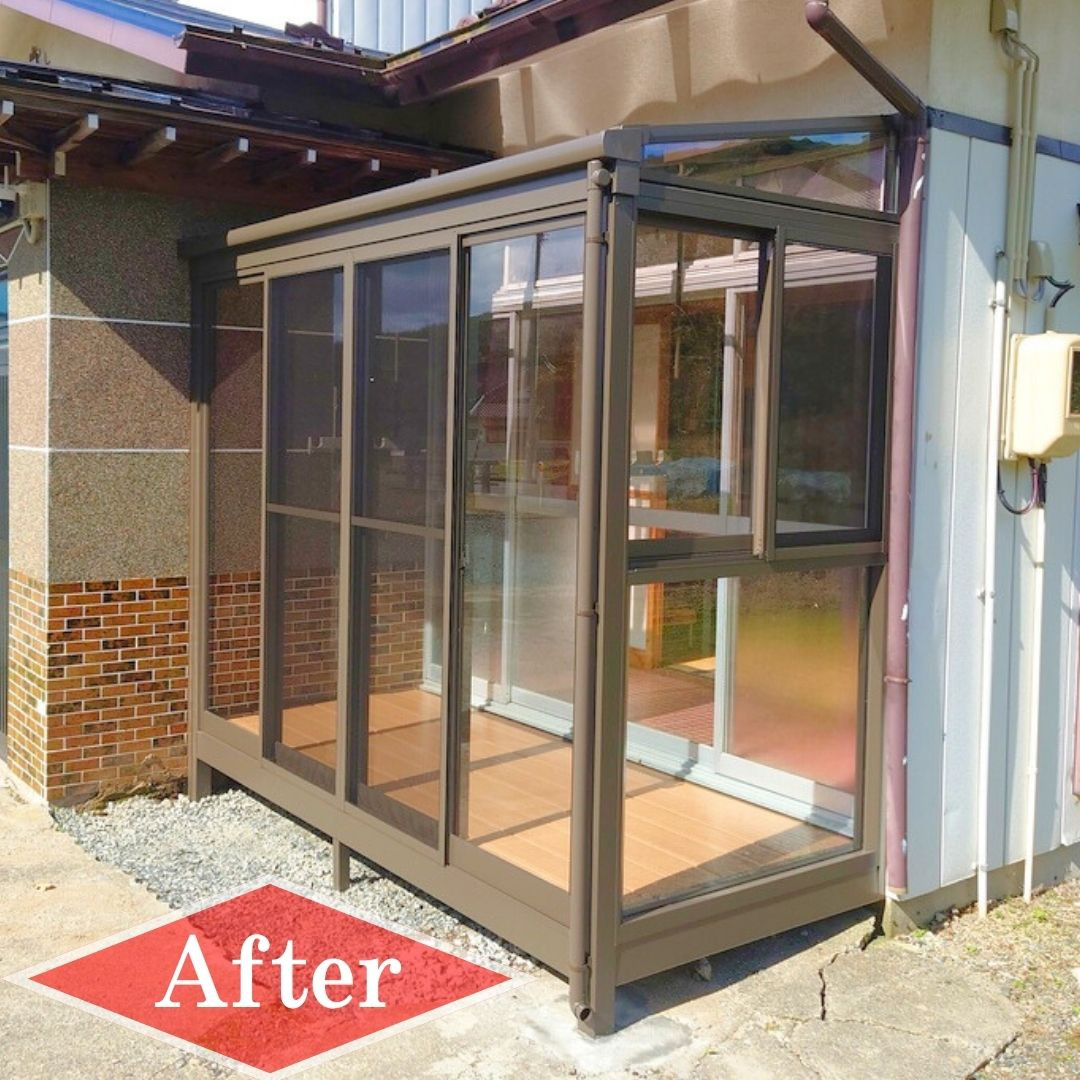 北豊トーヨー住器のK様邸にサニージュを取り付けました!の施工後の写真2