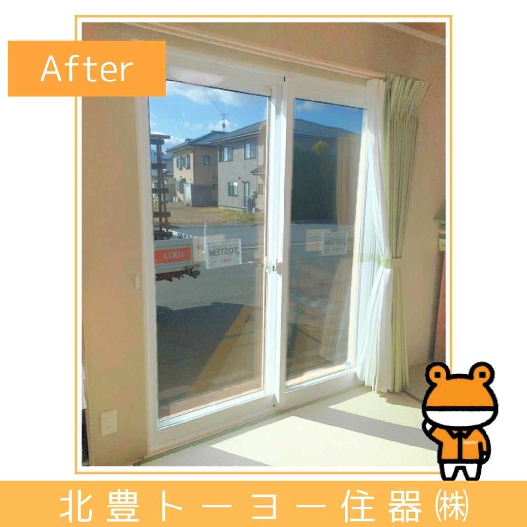 北豊トーヨー住器のH様邸に【インプラスＰＧ】を取り付けました！の施工後の写真1