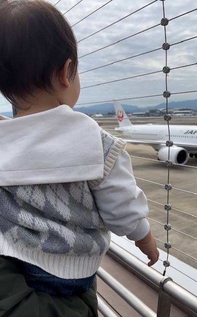 孫ちゃんと空港へ 末次トーヨー住器のブログ 写真3