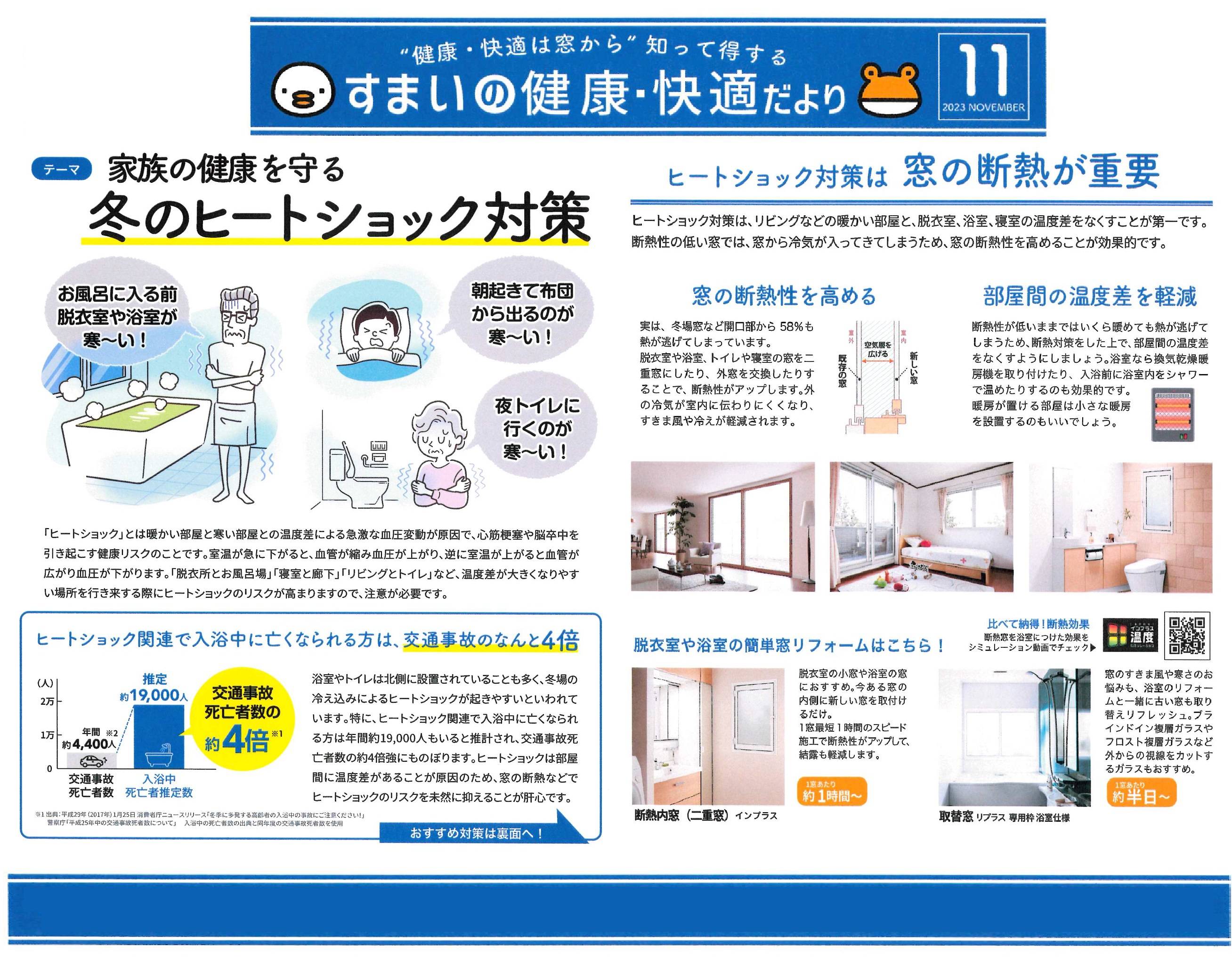 すまいの健康・快適だより　１１月号 末次トーヨー住器のイベントキャンペーン 写真1