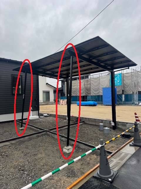 末次トーヨー住器のカーポート＊ネスカFの施工事例詳細写真8