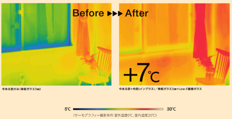 末次トーヨー住器の内窓リフォーム　インプラスの施工事例詳細写真6
