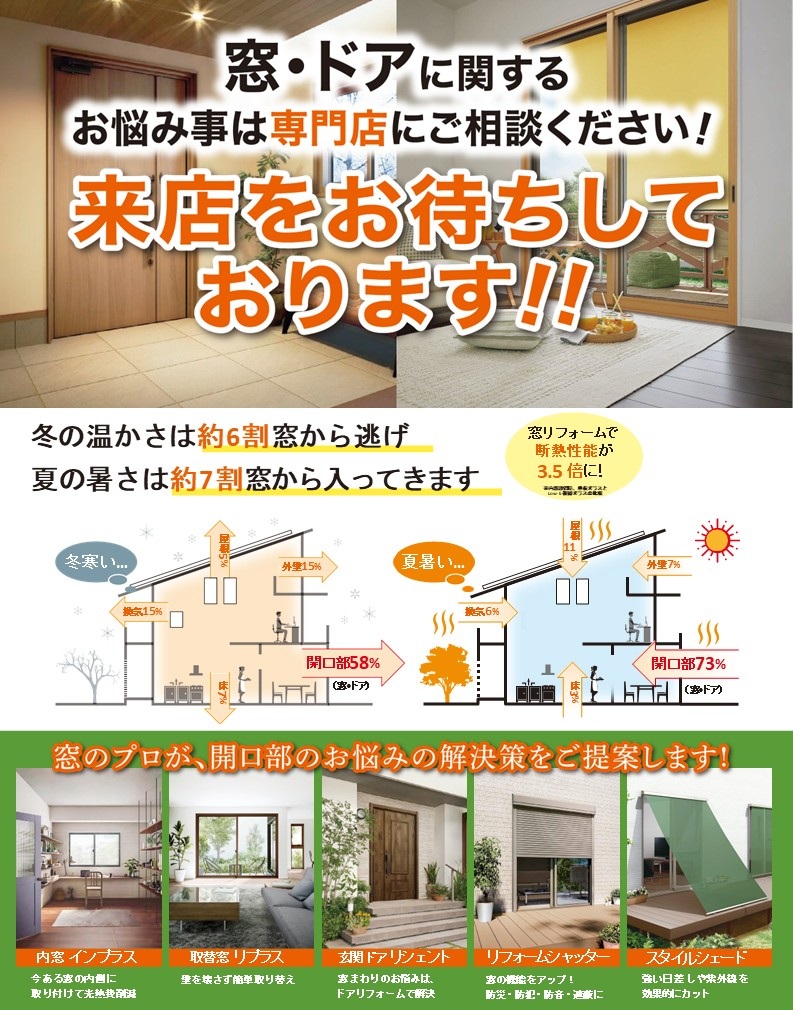 マド本舗フェスタ 末次トーヨー住器のイベントキャンペーン 写真1