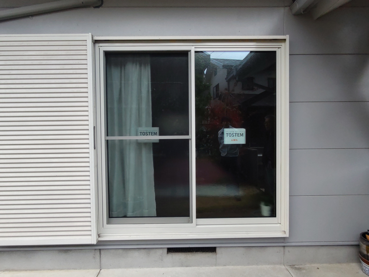 末次トーヨー住器の取替窓リプラスの施工後の写真1