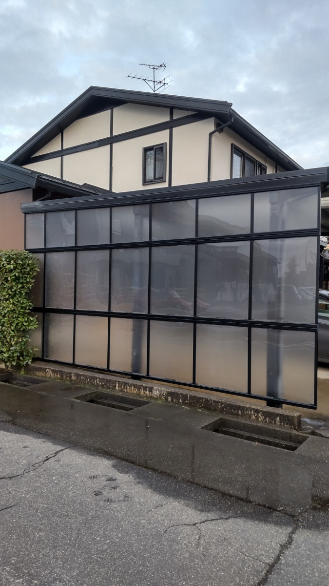 柳田外装のサイドパネル入替え＆フェンス取付😝💫の施工後の写真1