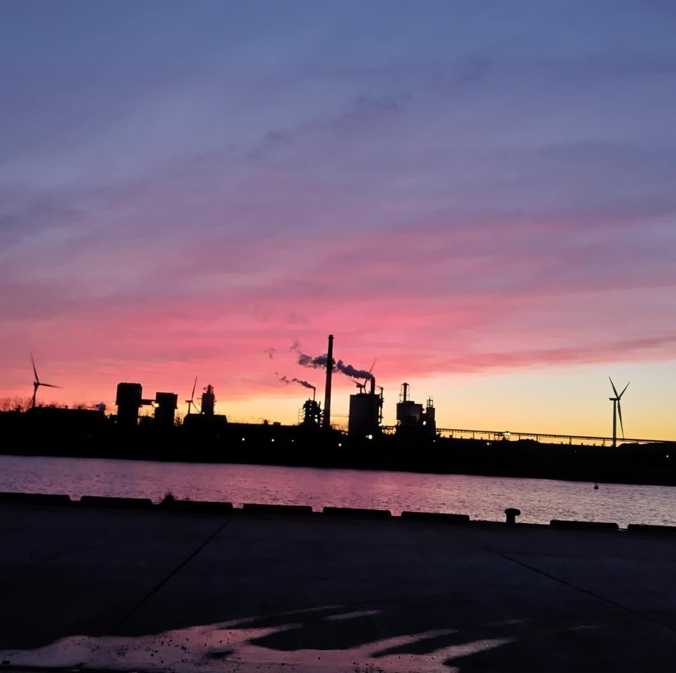 会社からの眺め【秋田運河】 秋田ビルテックのブログ 写真1