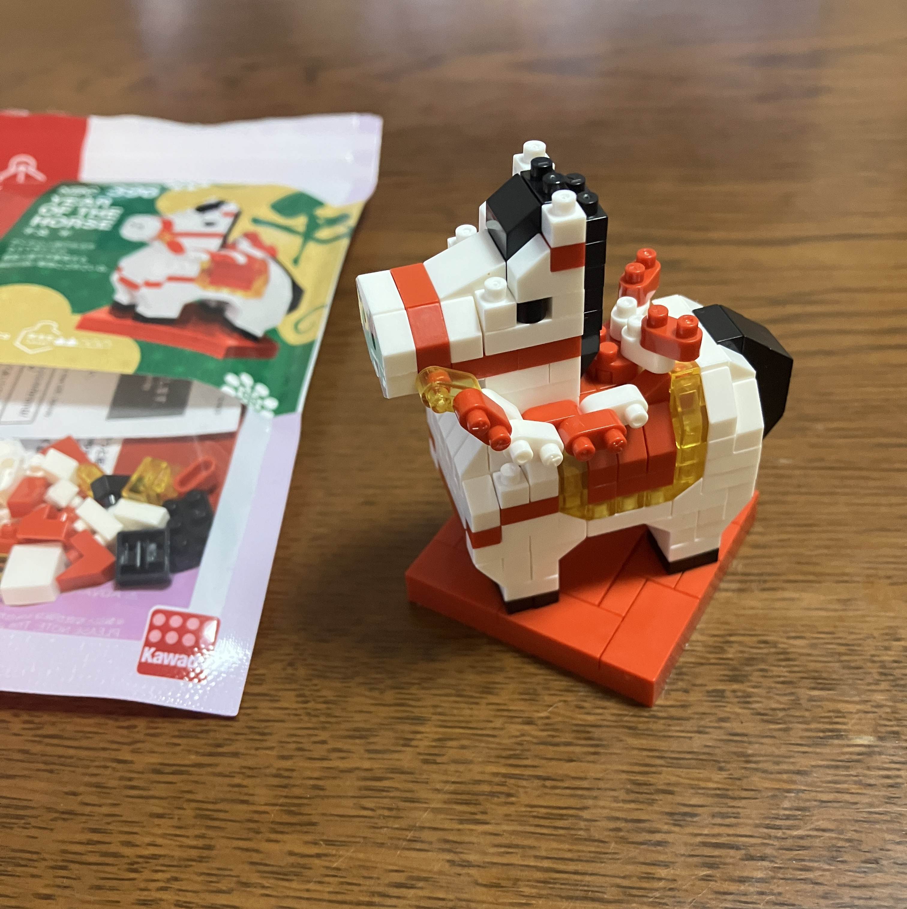 ナノブロック2026年干支「午」🐎 秋田ビルテックのブログ 写真3