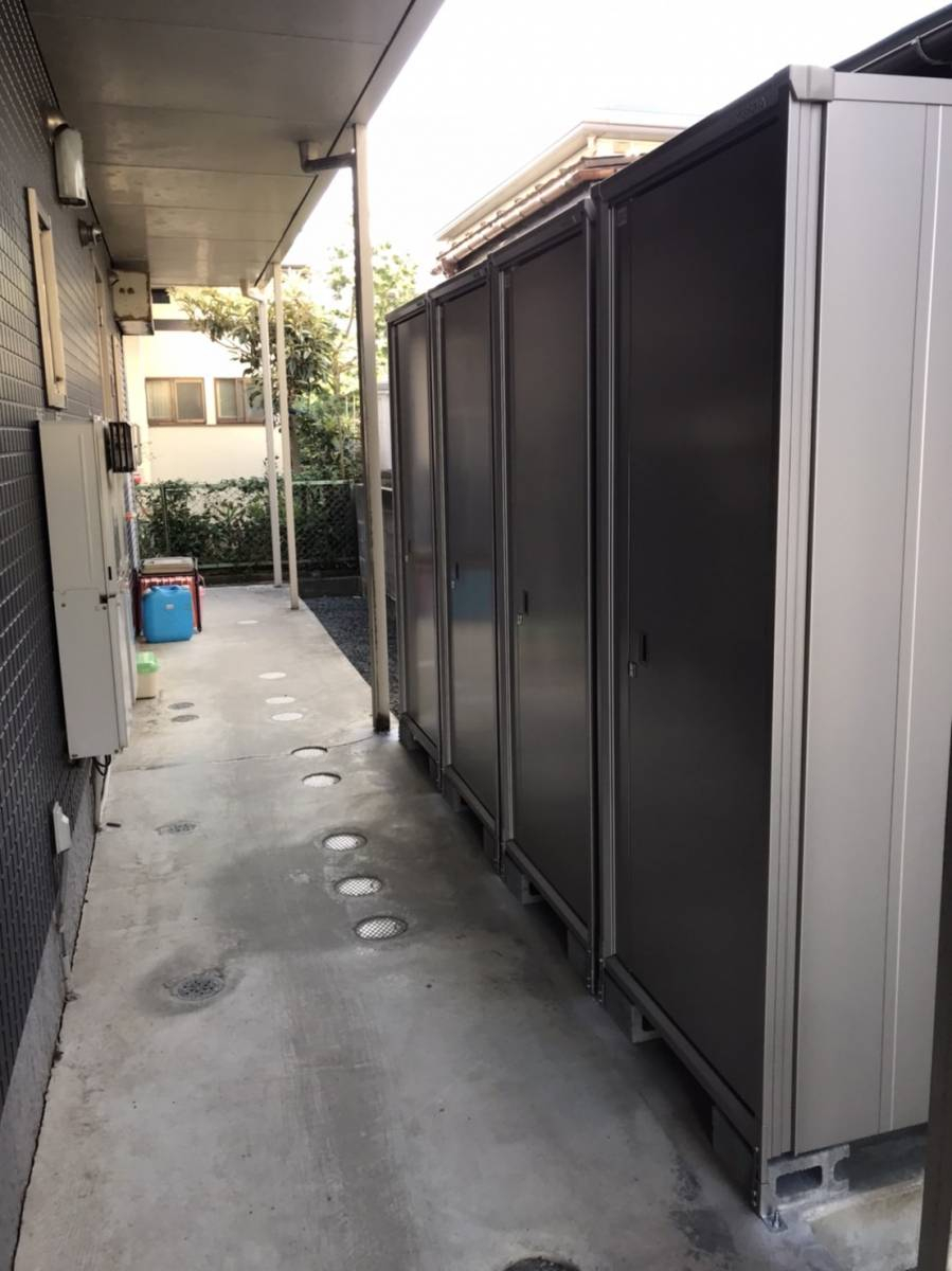 AKBT 土崎港店のヨド物置設置❢❢の施工後の写真1