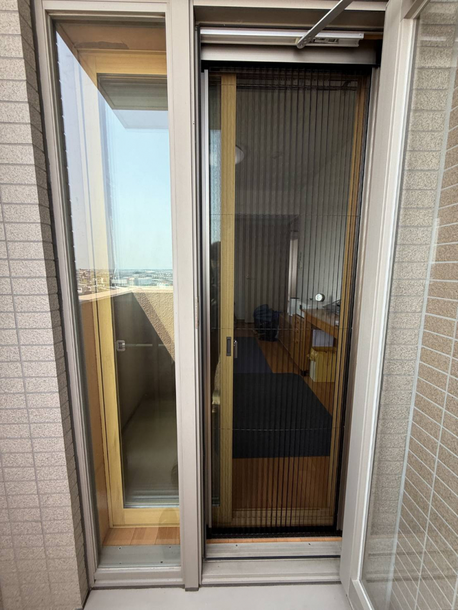 マド工房の後付け網戸取付の施工後の写真1