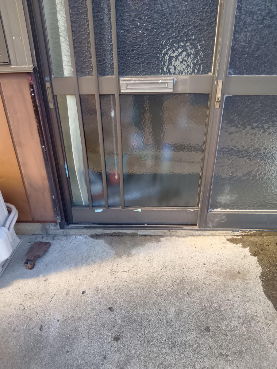 マド工房のガラス修繕の施工後の写真1