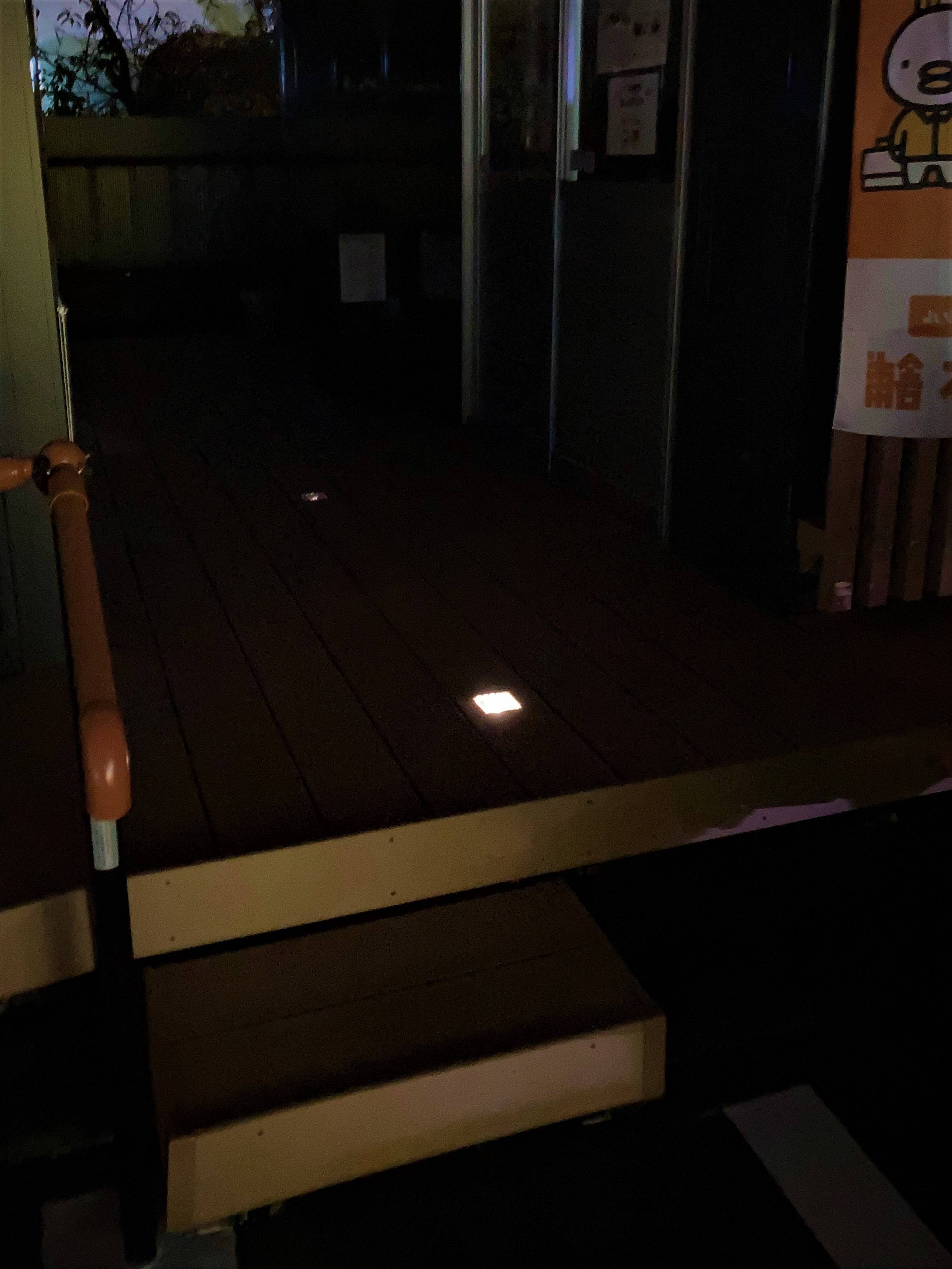 渋川店のデッキに照明をつけました💡 スミック 渋川店のブログ 写真4