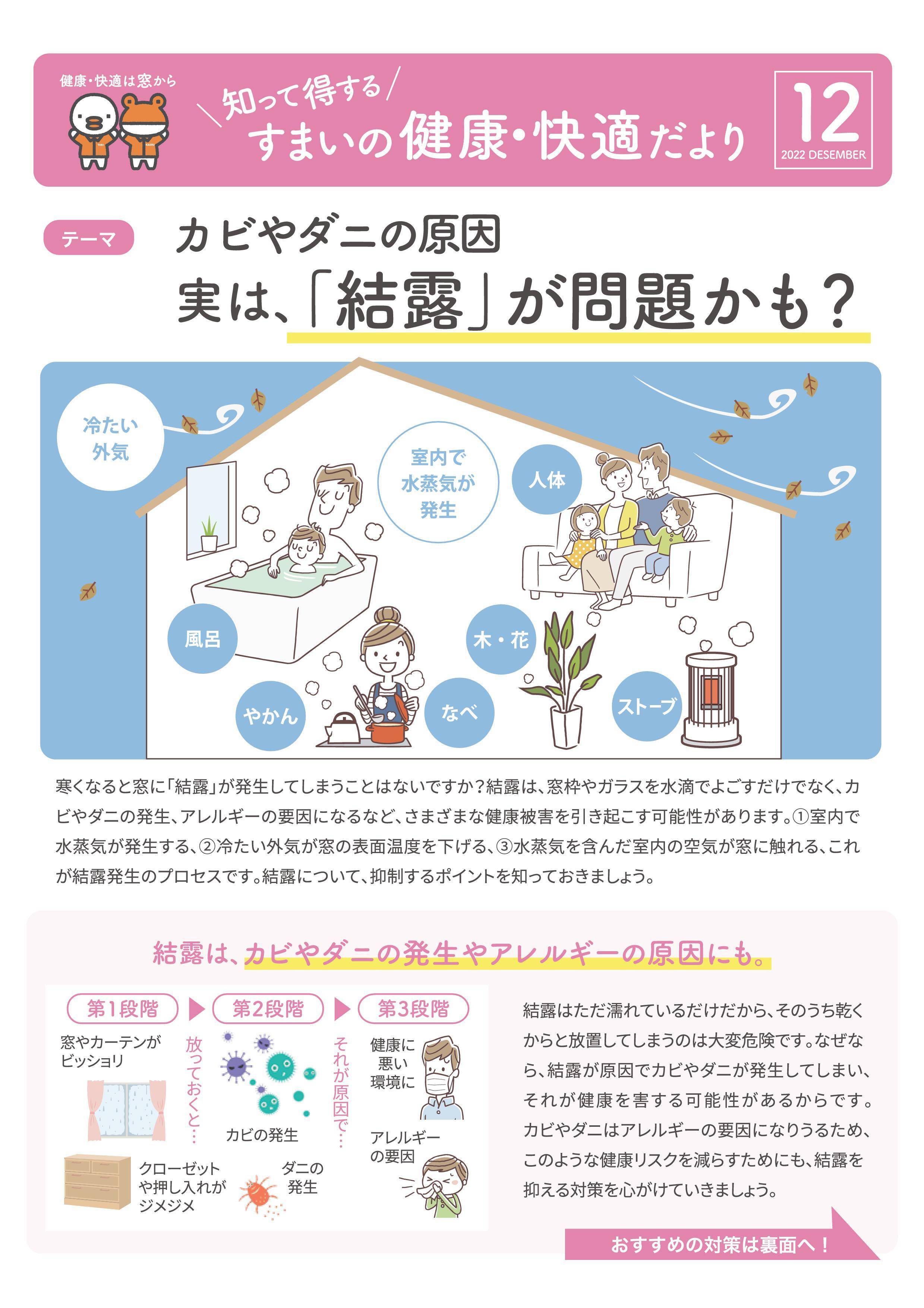 すまいの健康・快適だより　12月号 スミック 渋川店のブログ 写真1