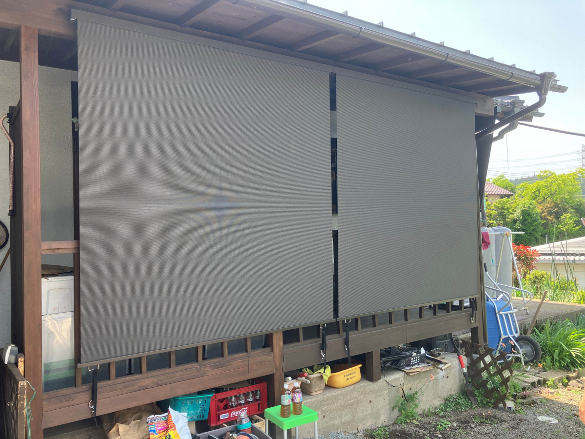 スミック 渋川店の【東吾妻町】外付け日よけで夏の窓辺を、もっと快適に♪の施工後の写真1