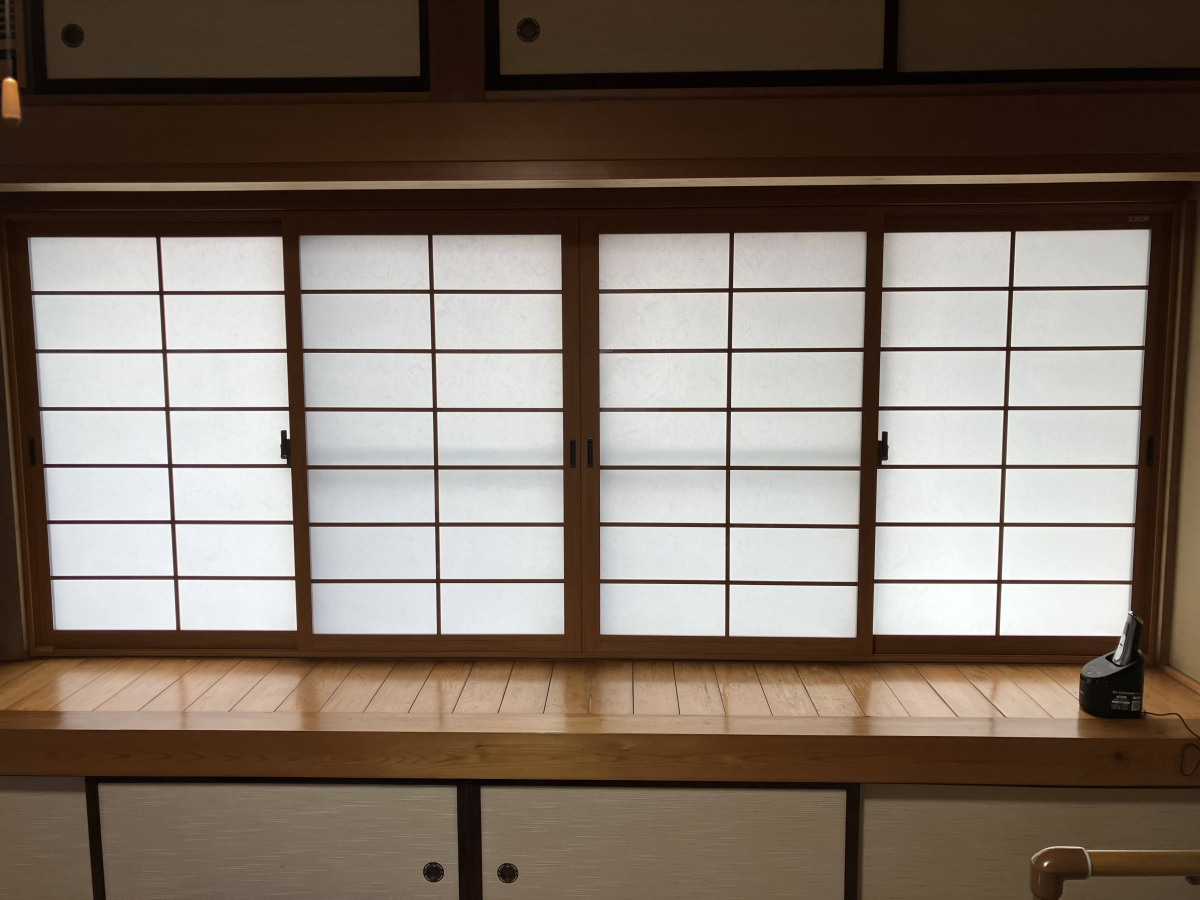 スミック 渋川店の【吉岡町】和室の趣はそのままに内窓で断熱＆防音！インプラスで快眠へ【補助金】の施工後の写真1