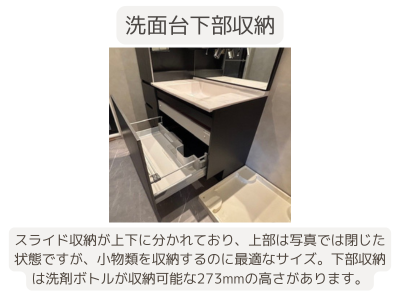 エクセルのルミシス｜洗面化粧台｜リフォームの施工事例詳細写真1