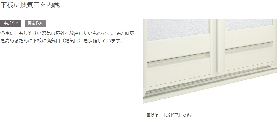 エクセルのリシェント浴室折れ戸|リフォーム|1dayの施工事例詳細写真5