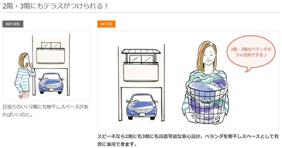 エクセルのスピーネ|テラス|エクステリアの施工事例詳細写真2