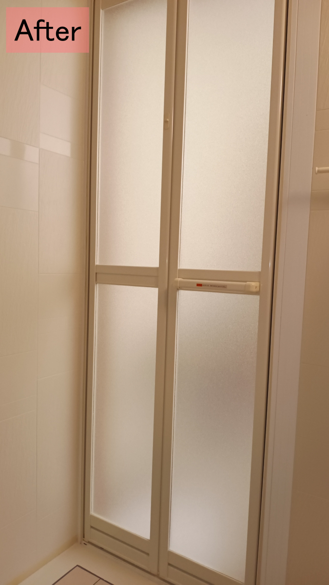 エクセルのリシェント浴室折れ戸｜リフォーム｜１ｄａｙの施工後の写真1