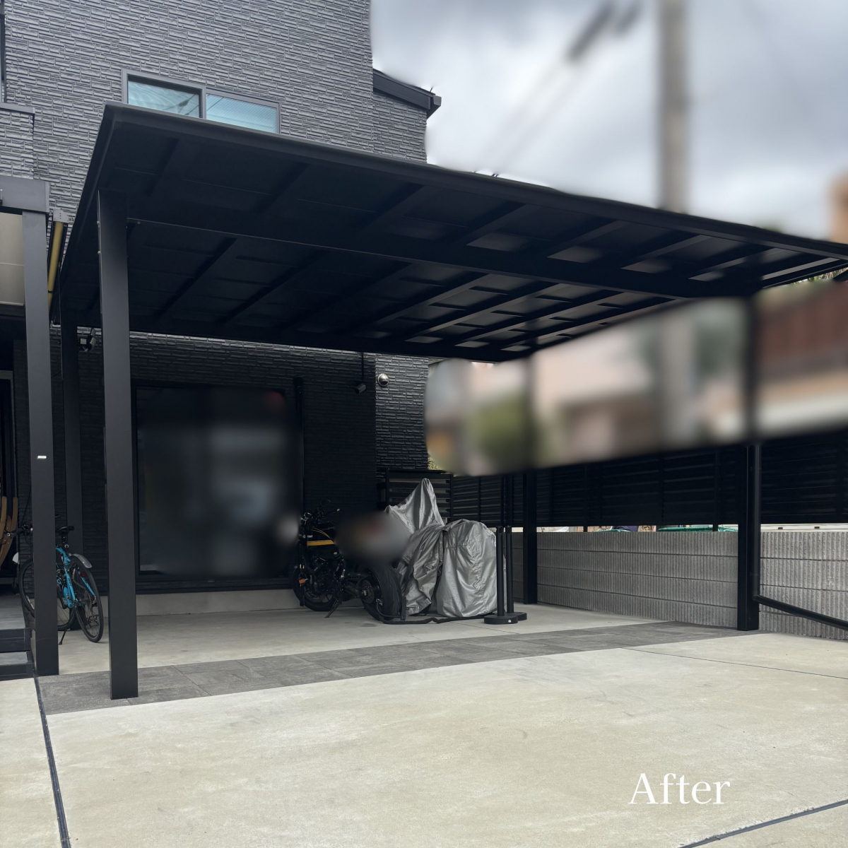 エクセルのネスカＦ｜カーポート｜エクステリアの施工後の写真1