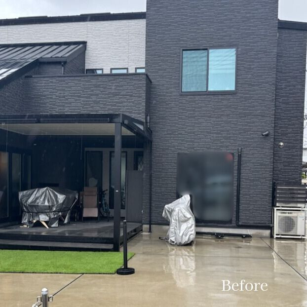 エクセルのネスカＦ｜カーポート｜エクステリアの施工前の写真1