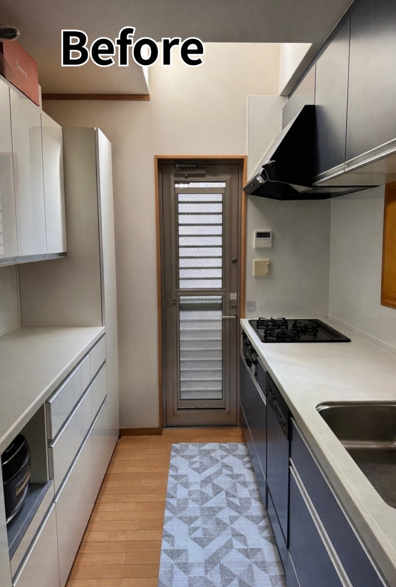 エクセルの寝屋川市｜リシェルでオシャレ＋家事ラクなキッチンへ♪の施工前の写真1