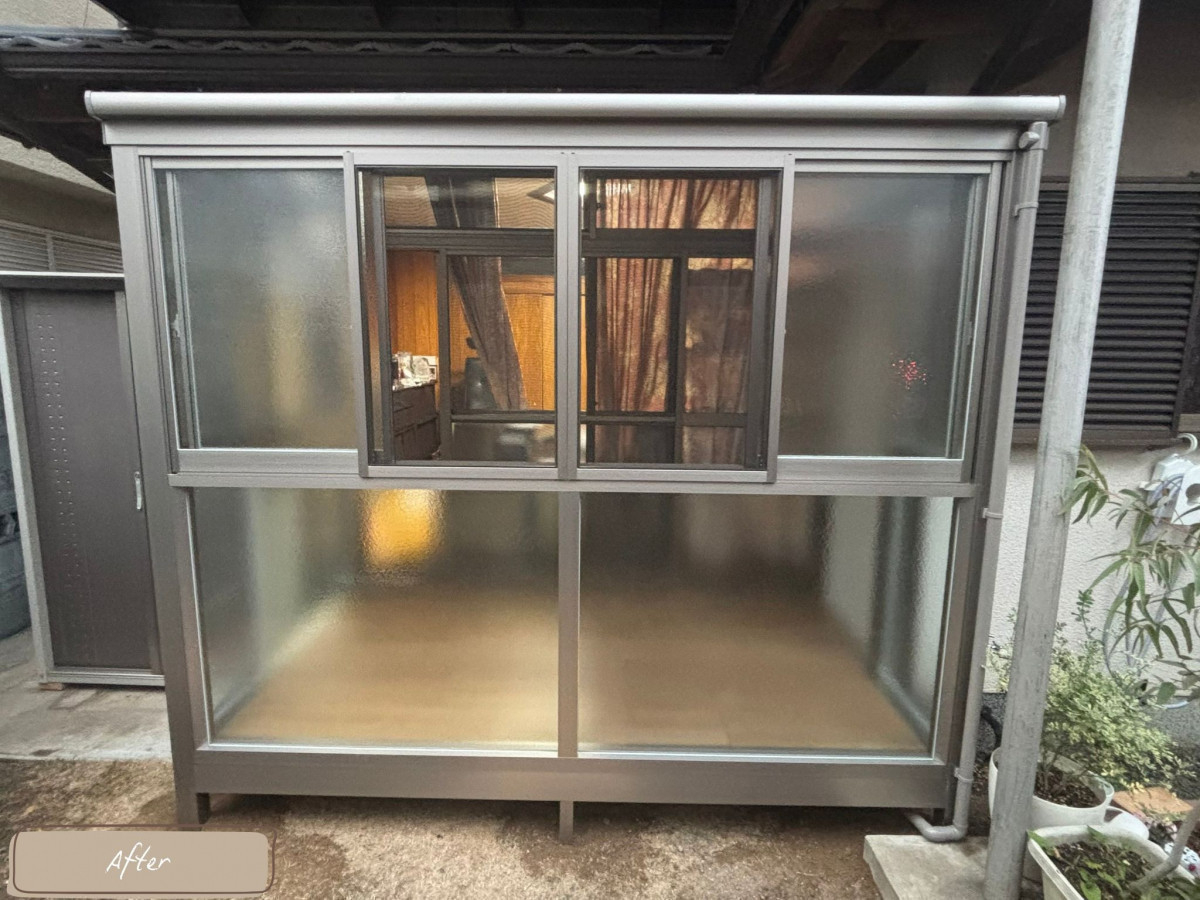 エクセルの伊丹市｜ サニージュで洗濯動線改善！天気を気にしない物干しスペースにの施工後の写真1