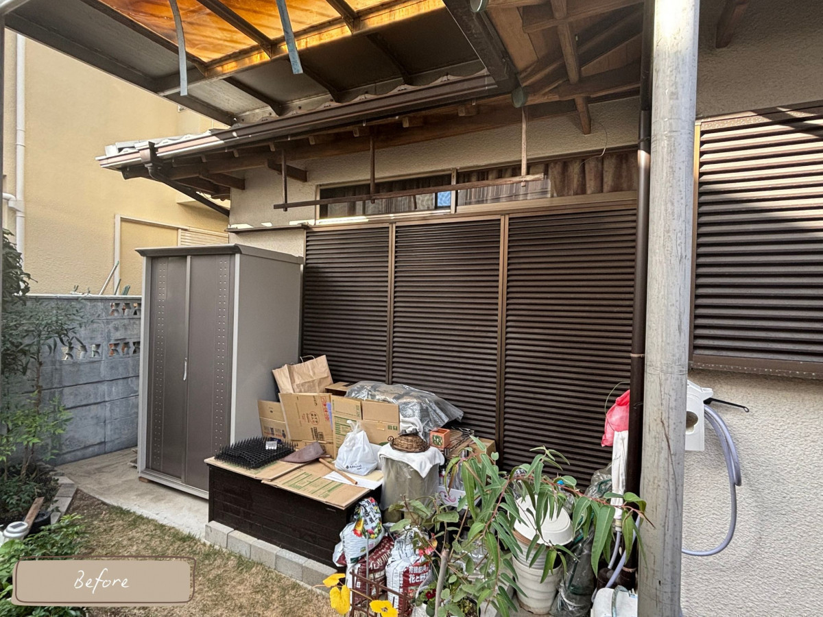エクセルの伊丹市｜ サニージュで洗濯動線改善！天気を気にしない物干しスペースにの施工前の写真2