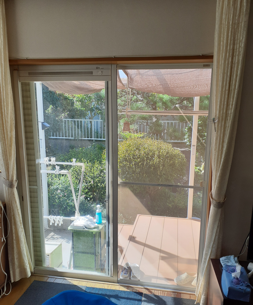 三喜のすきま風の冷気と結露対策にインプラス！の施工前の写真1