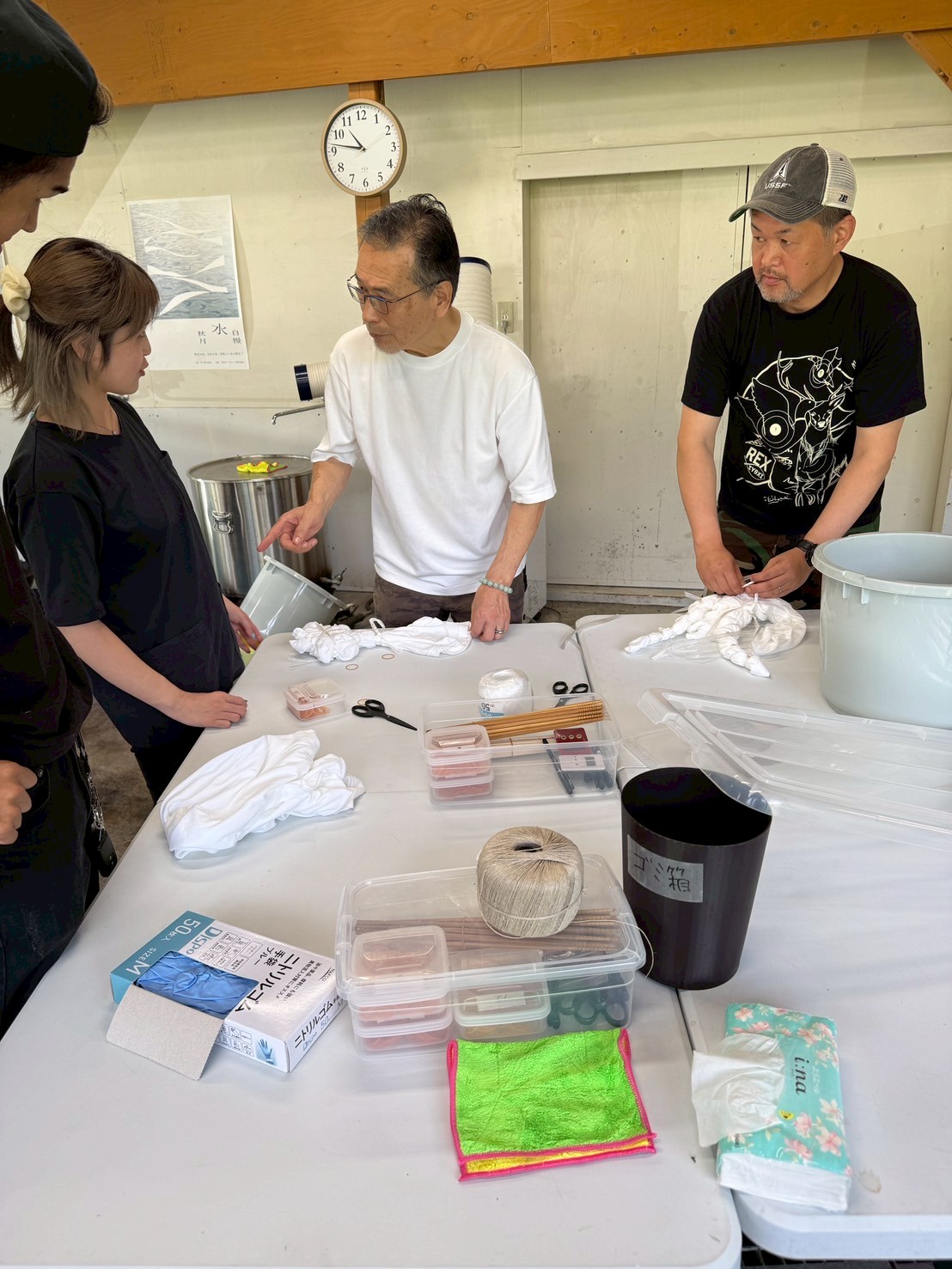染め物体験 小倉トーヨー住器のブログ 写真5
