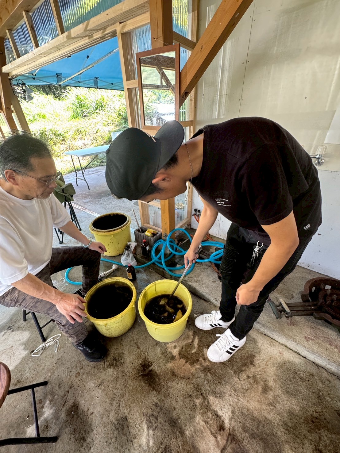 染め物体験 小倉トーヨー住器のブログ 写真7