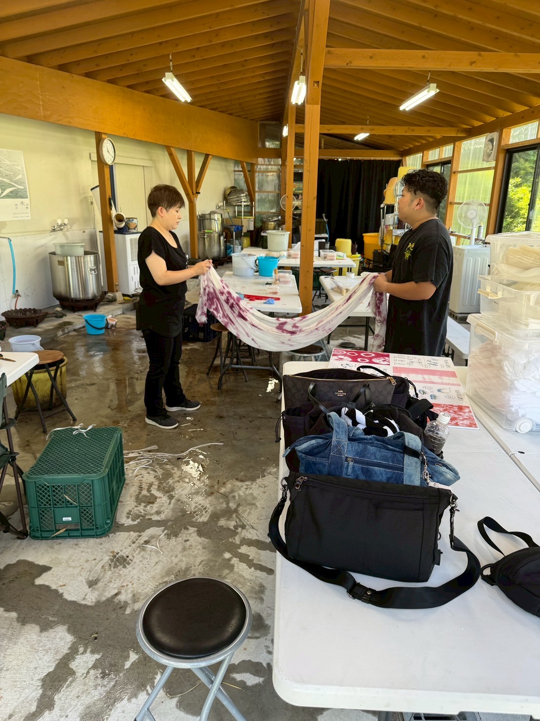 染め物体験 小倉トーヨー住器のブログ 写真9