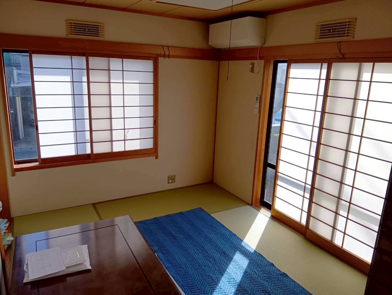 小倉トーヨー住器の【補助金対象】内窓取付け工事【和室にぴったり和障子】の施工前の写真1