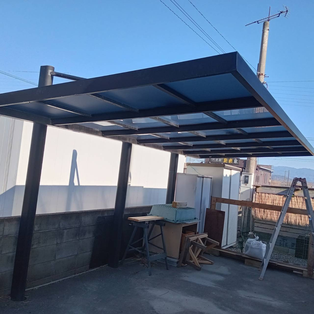 みとよの強風でのカーポート修理の施工後の写真2