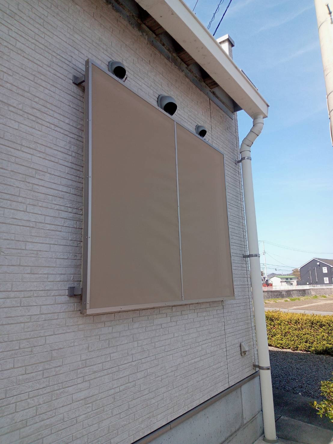 みとよの【香川県三豊市】日射遮蔽シート設置の施工後の写真1