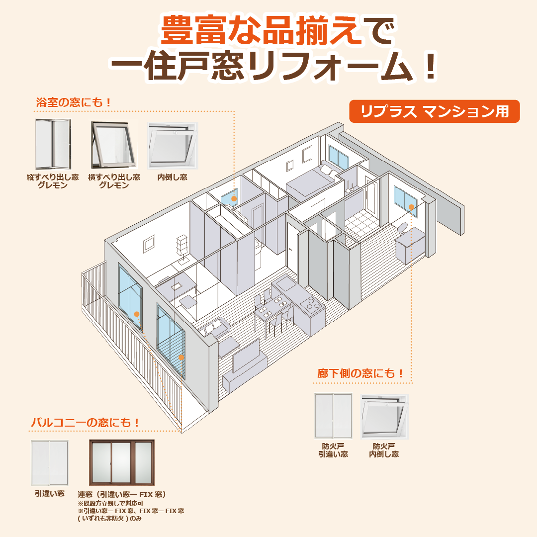 【マンションの窓・玄関ドアを戸別でリフォーム！補助金でおトクに快適生活へ】 ヤマセイのブログ 写真2