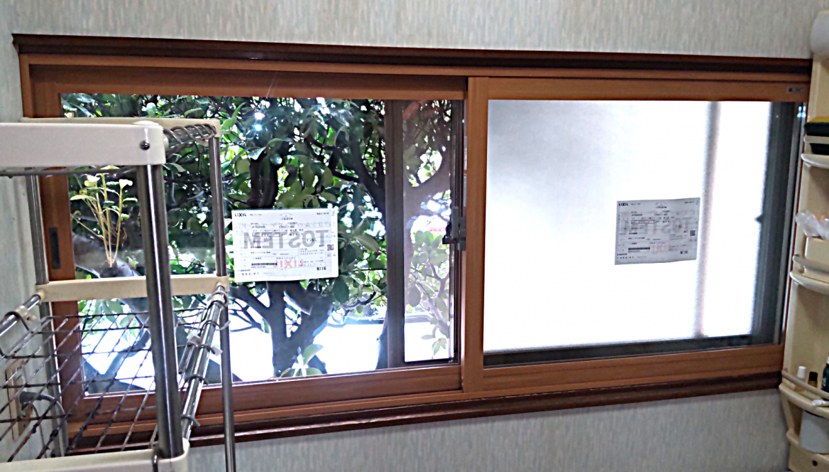 ヤマセイの【新潟市】洗面所が寒い!内窓で断熱&補助金活用リフォームの施工後の写真1