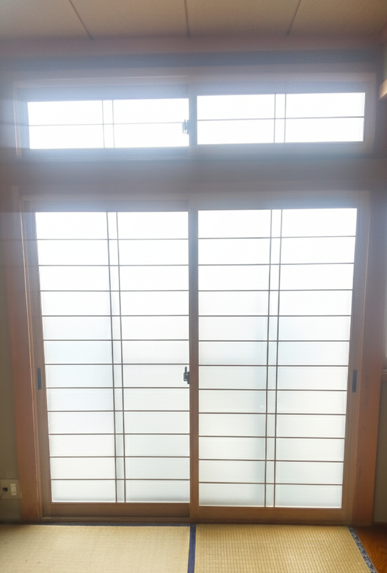 ヤマセイの新潟市｜和室の雰囲気を守る障子風内窓を設置しましたの施工後の写真1