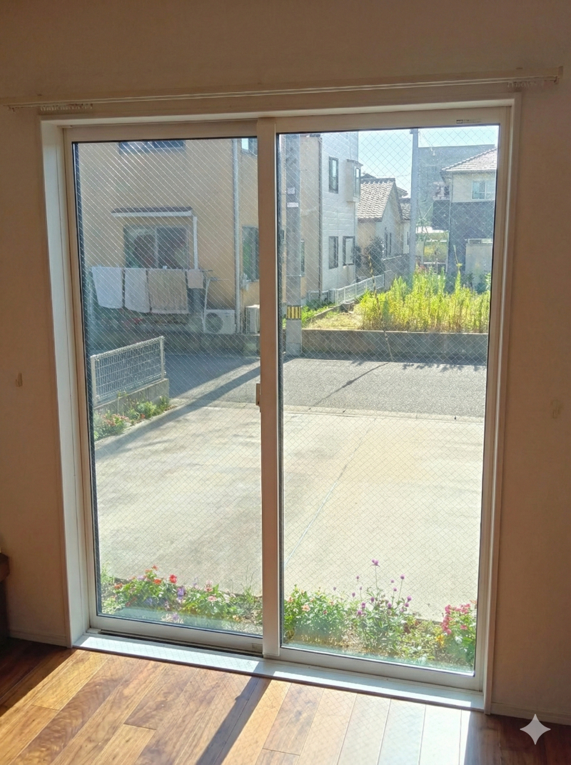 ヤマセイの【新潟市】「強い西日を解消！」補助金活用で快適リビングへ内窓設置の施工前の写真1
