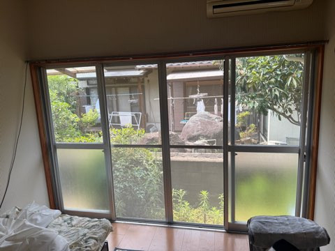 江頭トーヨー住器の内窓ｲﾝﾌﾟﾗｽ工事の施工前の写真1