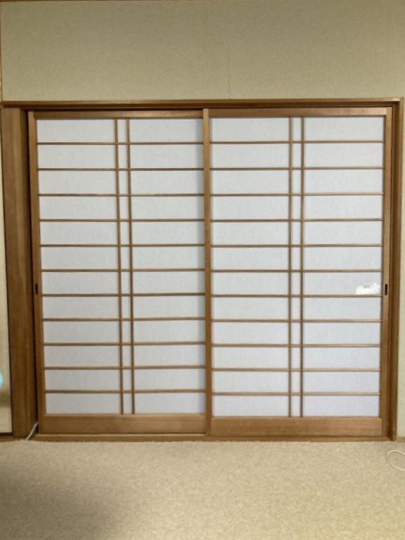 ディー・エー・コーポレーションのリクシルのリノバで和障子を引き戸にリフォームして、お悩みを解決！の施工前の写真1