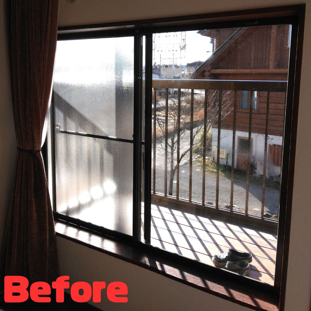 Reプレイス高崎の寒さ対策に🥶内窓設置の施工前の写真1