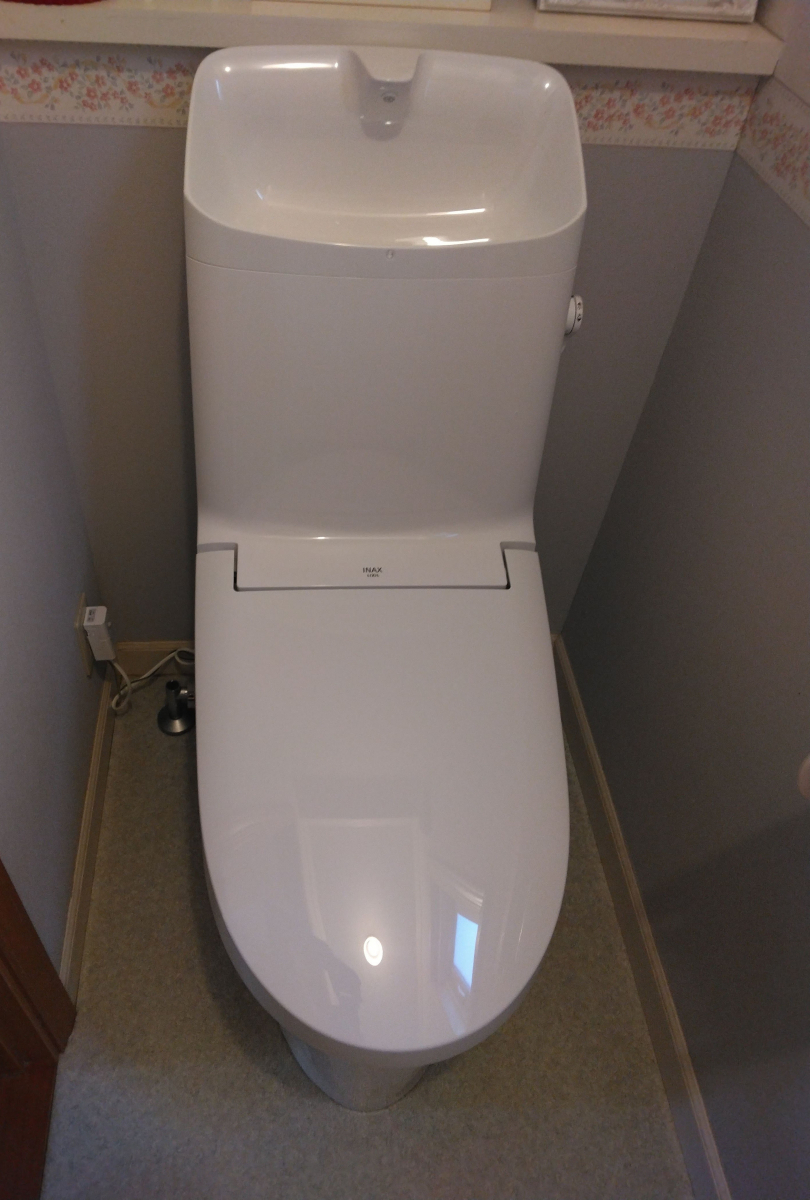 Reプレイス高崎のトイレ交換🚽の施工後の写真1