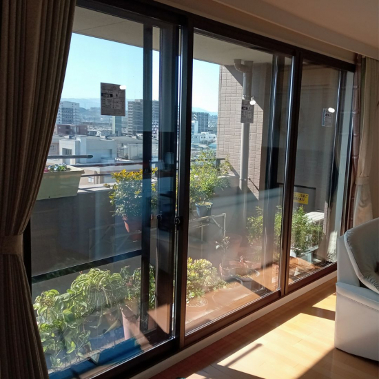 Reプレイス高崎の結露軽減のためマンションに内窓を設置施工事例写真1