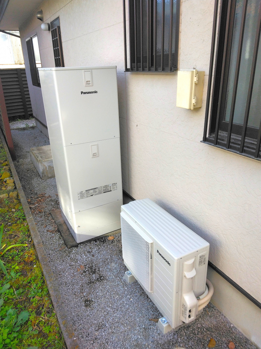 Reプレイス高崎の【給湯省エネ補助金活用】20年以上使用していたエコキュートの施工後の写真1