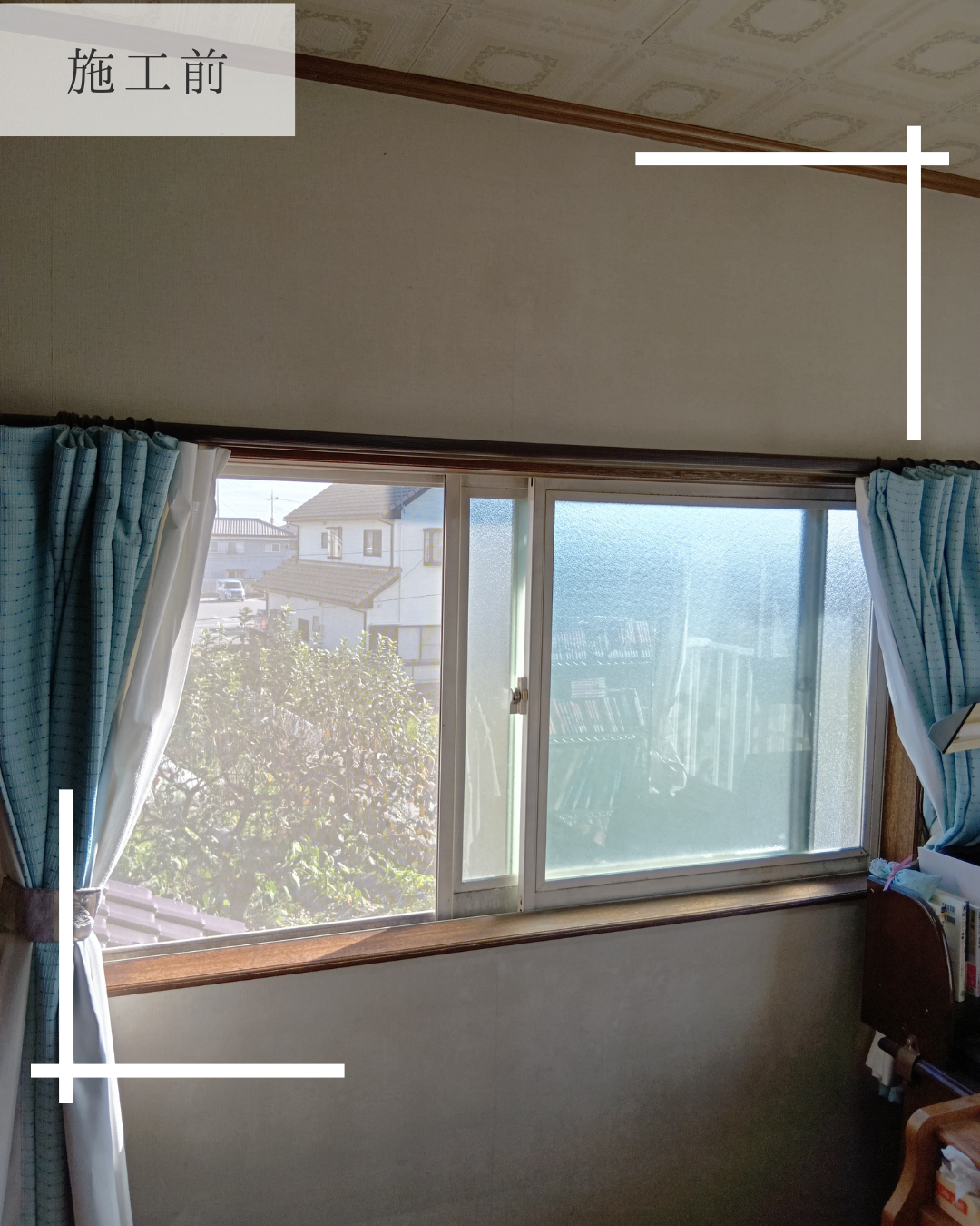 Reプレイス高崎の窓ひとつで冬は暖かく、夏は涼しく。お部屋の「温度」と「表情」が変わる内窓リフォームの施工前の写真1