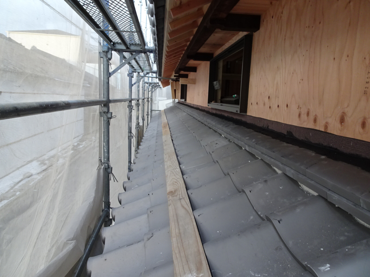 KAGIGARASUの瓦葺き替えの施工後の写真2